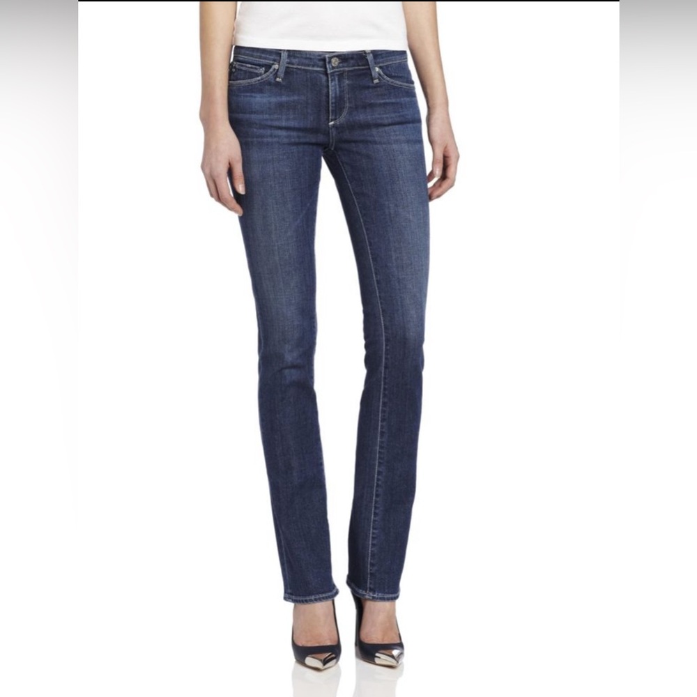 AG ADRIANO GOLDSCHMIED The Ballad Slim Boot Jeans 28R Dark Wash
